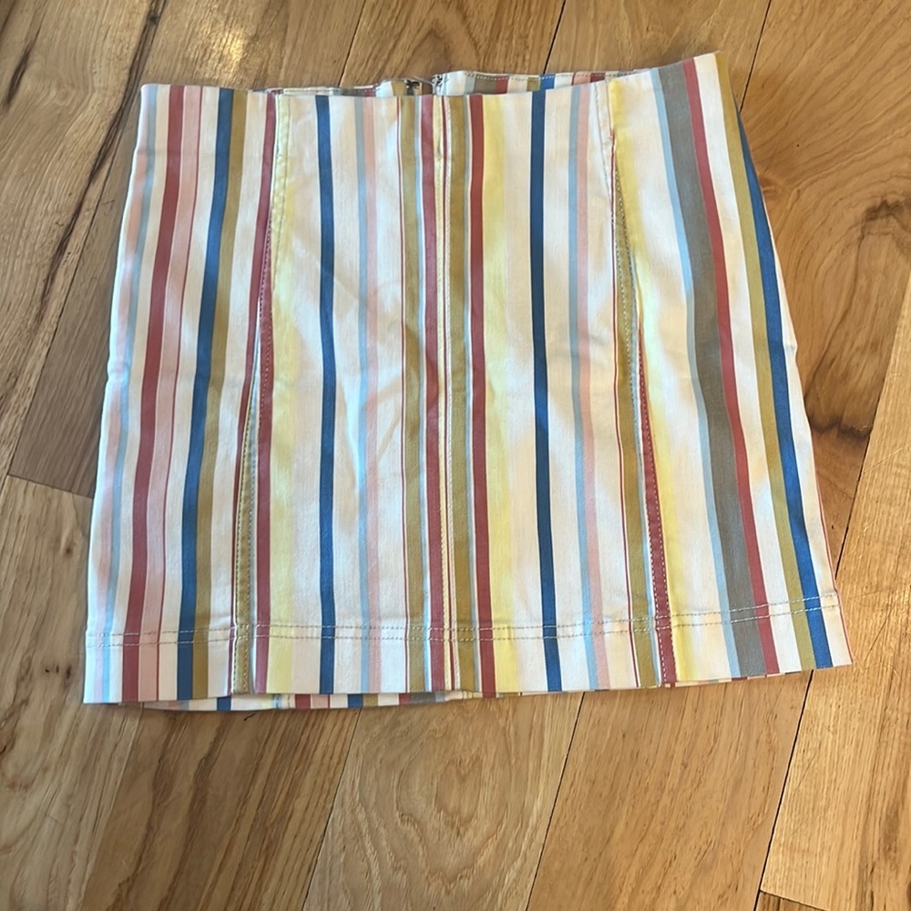 altar’d state skirt. Size: medium. Color/design: colorful striped.